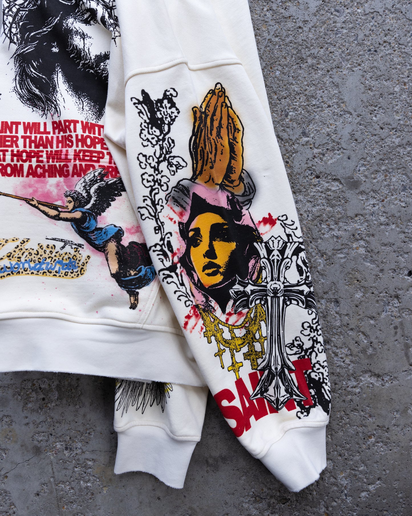 cream galleria hoodie