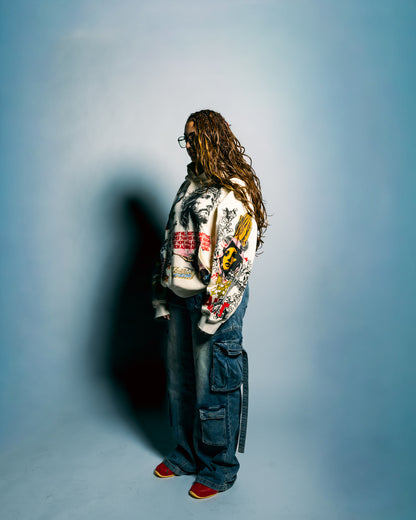 cream galleria hoodie