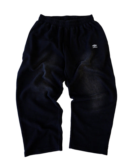 black faded thermal suit