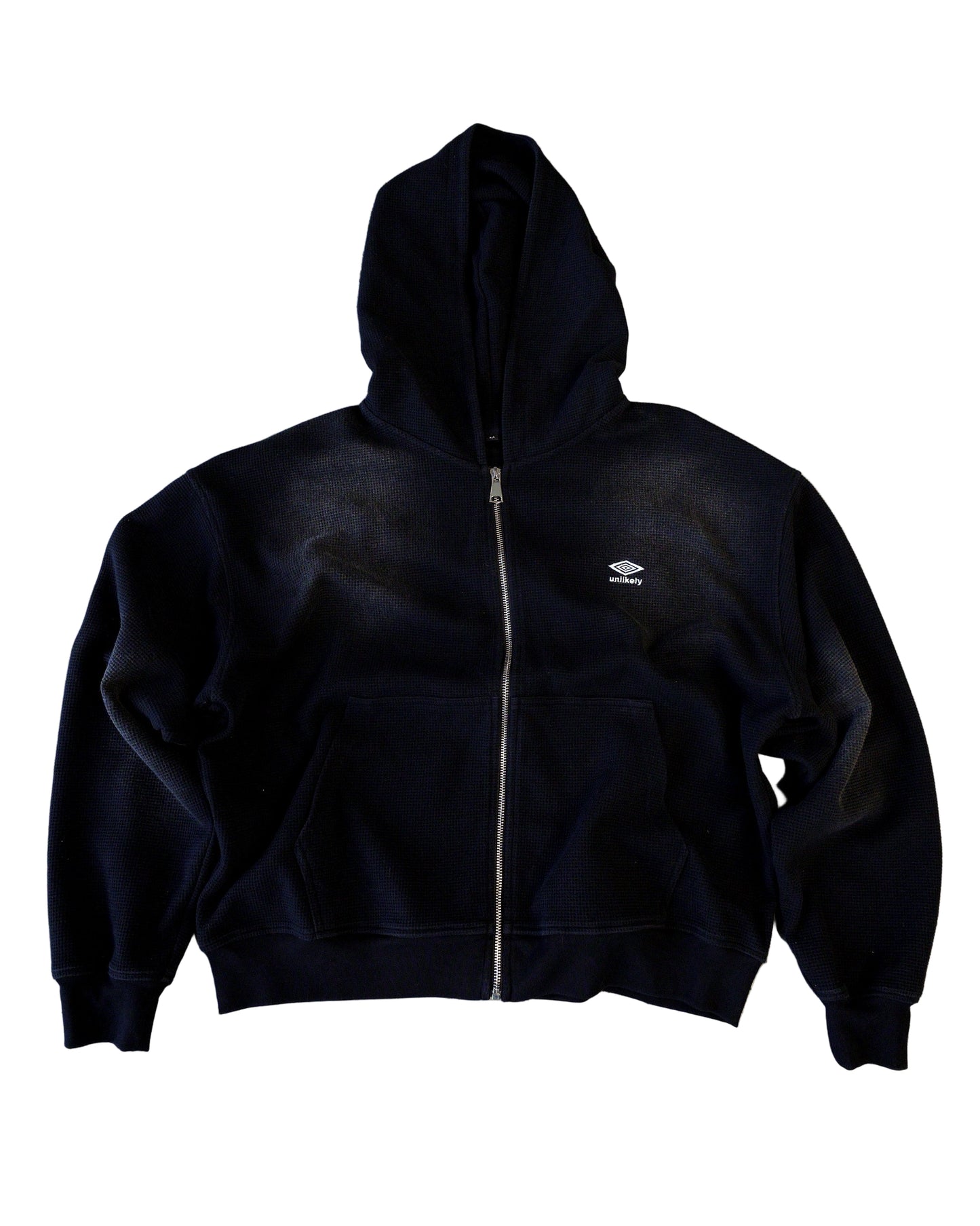 black faded thermal suit