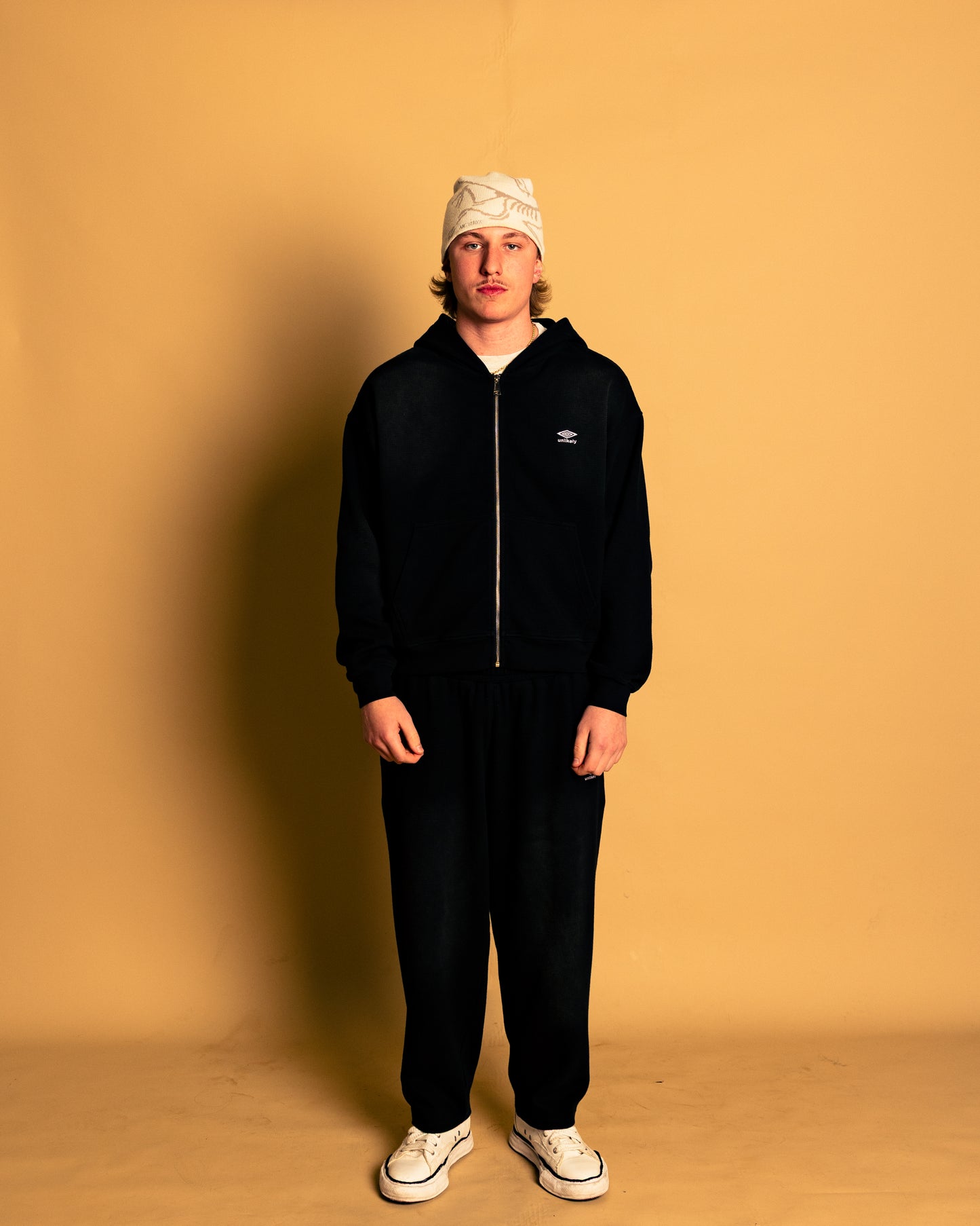 black faded thermal suit